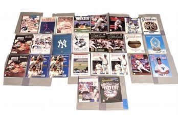 Lot Of 26 Yankee Yearbooks   #2