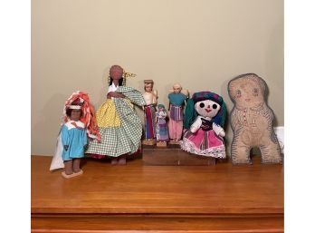 Vintage Handmade Dolls Lot