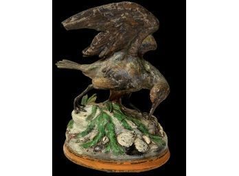 Alexandre Arson Bird Sculpture Artist Signed
