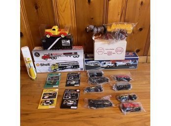 Lot Of Shell, Hess And Other Collectibles Brand New In Original Boxes