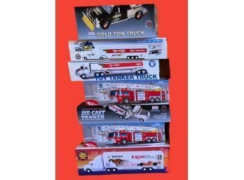 Exxon - Collection Of Trucks And Car 7 Brand New Boxes Never Opened