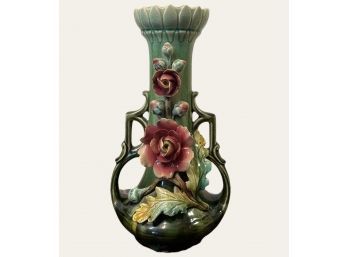 Antique French Majolica Vase