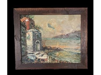 Artist Signed Antique Painting 20 X 24