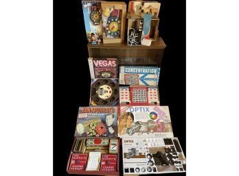 Large Lot Of Vintage Board Games