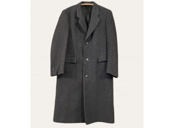 Vintage Stern's Men's Classic Coat 100 Wool Grey Size 40