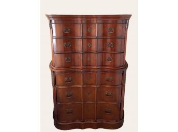 Stunning Traditional Mahogany Highboy Dresser