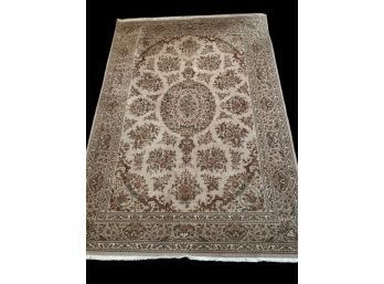 167' X 117' Sarouk Wool And Silk Hand-knotted Rug Very Good To Excellent Condition