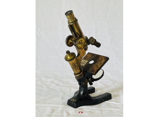 Antique Brass Microscope E.leitz Wetzlar  #13