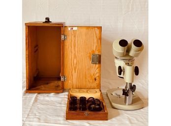 Vintage Microscope And Optical Lenses  #18