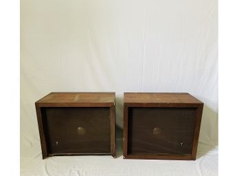 Pair Of Vintage 1950s JBL Speakers Aluminum Legs Are Missing(for Label And Details Please View All Photos)#177