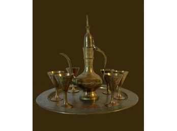 Vintage Brass Tea Set #165