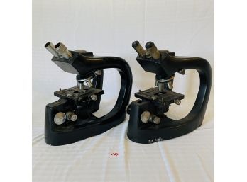 Lot Of 2 Microscopes By Steindorff &Co Berlin #151