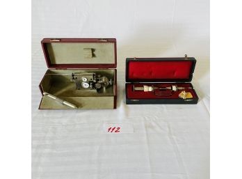 Edelman Whistle In Its Original Box And Jaquet Swiss Made Stoelting Lab Instrument In Its Original Box #112