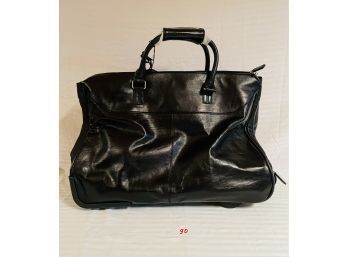 Brand New Rolling Leather Travel Bag  #90