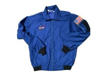 Countdown Creations NASA Blue Bomber Jacket Size:L  Never Used  #56/2
