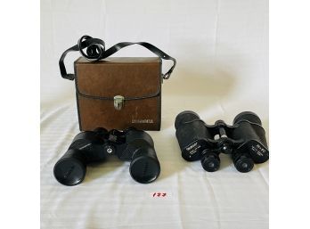Vintage Tasco Binocular With Case And Bushnell Binocular   #127