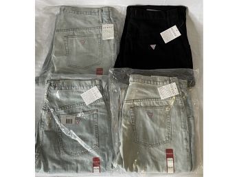 Lot Of 4 Brand New Vintage Guess Jeans  #166