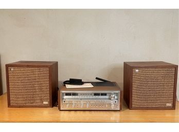 PIONEER SX-980 Receiver And Vintage 1960s XAM EJ Korvette Pair Of Box Speakers #69