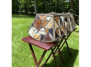 Stained Glass Pool Table Lamp 34'L #52