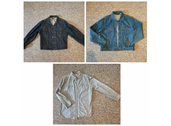 Vintage Denim Jackets LEE, GENERATION ONE And Vintage Shirt Fits Size M