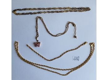 # Lot Of Gold Plated 925 Silver Jewelry  #210