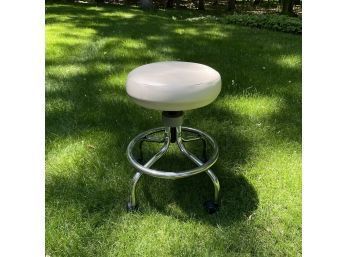 Clinton Classic Chrome Base Stool With Round Footring #29