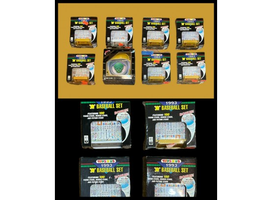 Lot Of 11 Topps Baseball Set Some Of Them Are Factory Sealed And Topps Stadium Club Set #144
