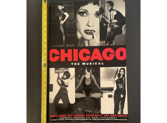 CHICAGO Broadway Poster #208 Please View All Photos For A Complete Visual Description, Condition & Measurement