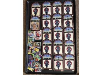 Vintage Window Or Mirror Stickers And Cards Lot #201