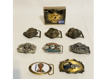 Vintage Collection Of Belt Buckles #177 Please View All Photos For A Complete Visual Description And Condition