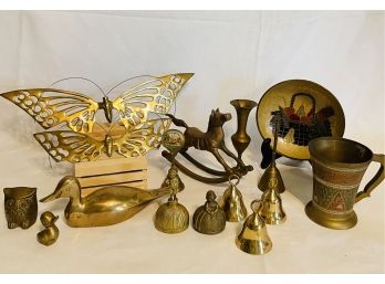 Lot Of Vintage Brass Decorative Items #62