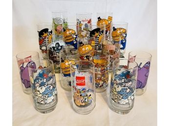 Lot Of Mixed Vintage Collector's Glasses  #38