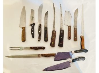 Vintage Antique Cooks Knives Collection #175 Please View All Photos For Complete Visual Description &condition