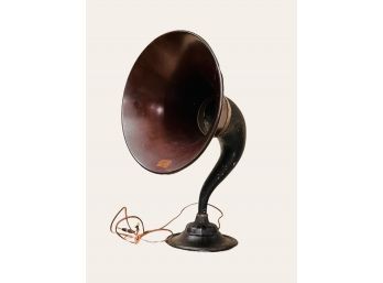 Antique 1908 Wood Music Master Reproducer Speaker Radio Horn #138
