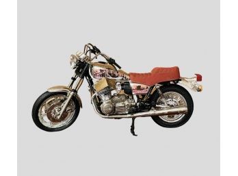 Guiloy Yamaha Custom Free Diecast Model Motorcycle #117