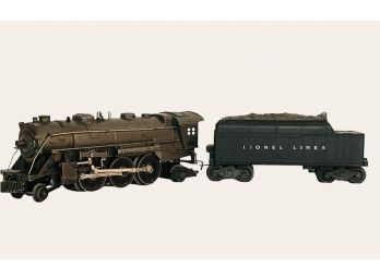 Lionel Postwar O-gauge 224E Locomotive With Whistle Tender #53