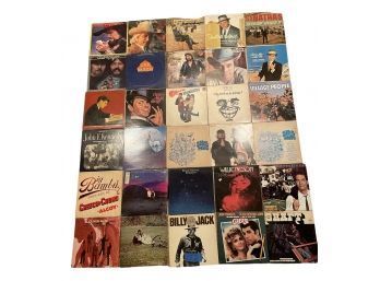 Lot Of 30 Vintage Vinyl Records. Please Use Zoom Feature For A Complete Visual Description #172