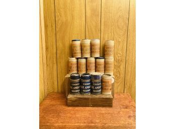 Antique From The 1800s To The Early 1900s Lot Of 13 Edison Cylinder Phonograph Records In Original Cases  #128