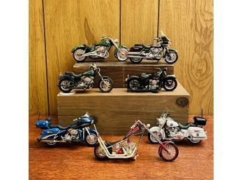 Lot Of 7 Vintage Motorcycle Models #109