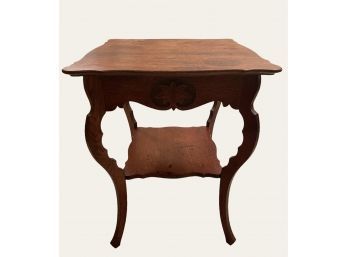 Antique Oak Parlor Table #5