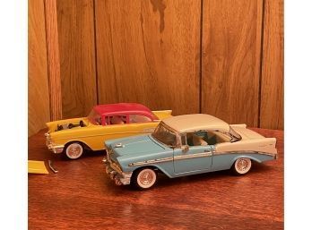 Lot Of 2 Vintage 1956- Chevrolet And Cadillac #106