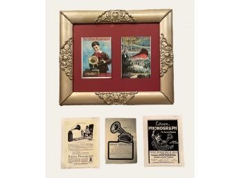 The Edison Phonograph Advertisement Prints Framed And Unframed #114