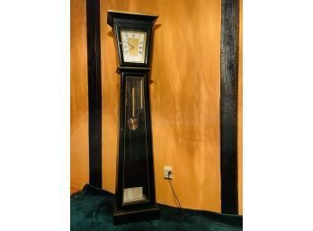 Mid Century Modern Ridgeway Grandfather Clock Made In Germany Tested And Works  #80
