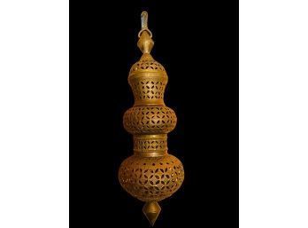 Vintage Brass Moroccan Pendant #87