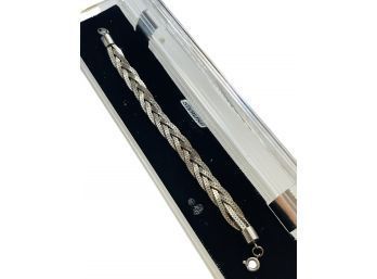 Sterling Silver Braided Bracelet #6