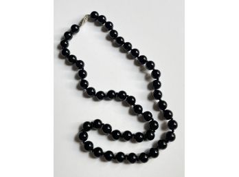 Vintage Black Onyx Necklace  #59