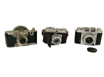 Lot Of 3 Vintage Cameras #65