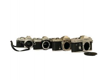 Lot Of 4 Vintage Camera Bodies #72