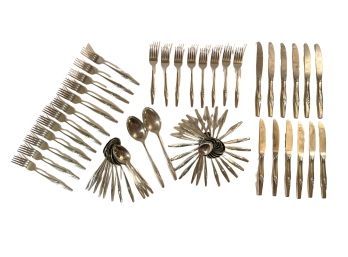 Gorham Stegor Silver Plated  Forks, Spoons, Knives, Desert Spoons, Salad Forks (not The Complete Set) #134