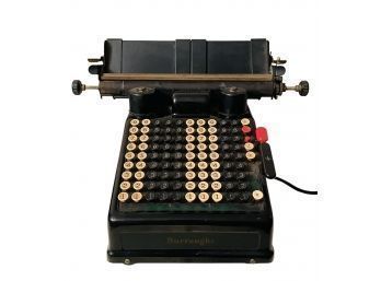 Electric Adding Machine Type 3 'Burroughs' - Works Perfectly #74
